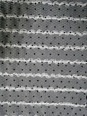 100 Yards Tulle schnüren sich gespritzte Stickerei Mesh Fabric