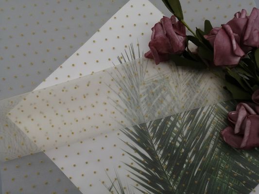 100 Yards des Elfenbein-niedriger gelber Dot Tulle Flocked Mesh Fabric