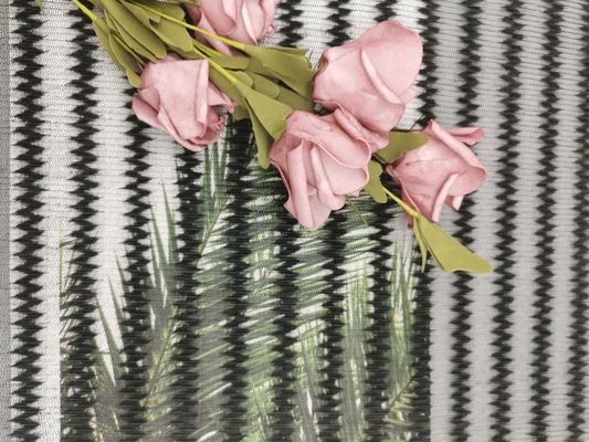 Gestreiftes gefaltetes Spitze-Gewebe strukturierte Tulle