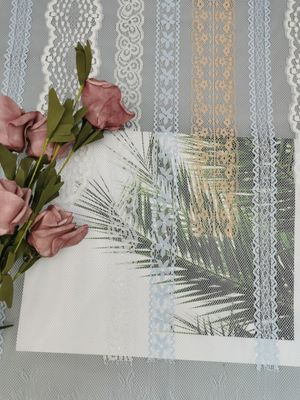 Dreifarbiges Polyester-Wäsche-Stickerei-Unterwäsche-Spitze-Gewebe