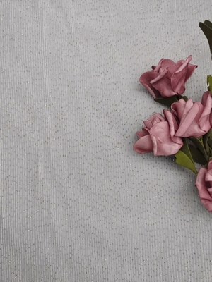 Gefaltete Spitze Tulles Mesh Foil Printed Fabric Shimmering Tulle