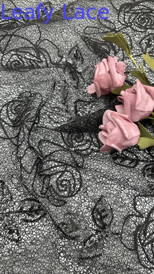 Polyester Sequin Schnurspitzenstoff Elegante Sequin Broderierte Sequin Spitzenstoff