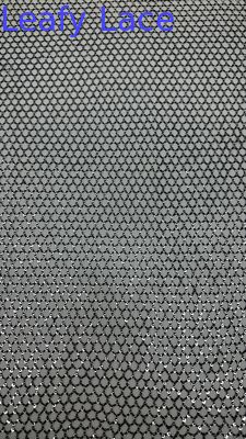 Pailletten-bestickter Mesh-Stoff mit Hohlmuster, Spezialdesign, kundenspezifisch für Abendkleider