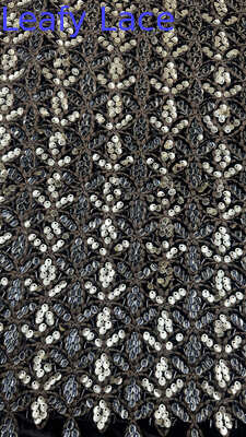 Sequin Broderierte Spitze Gewebe Hochwertige Luxuriöse Broderierte Spezialdesign für Kleider