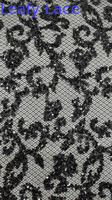 Sequin Broderierte Stoff Luxuriös Hochwertiges Spezialdesign für Kleid für Hochzeitskleid