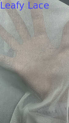 Tull Mesh Stoff für das Kleid für Hochzeitskleider kundenspezifische Hersteller Blattkleider