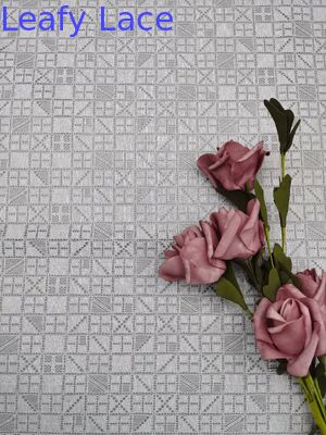 Blätterstickerei Spitze Hohl-Stoff Maßgeschneiderte Blätter Maßgeschneiderte Nachrichten Hersteller